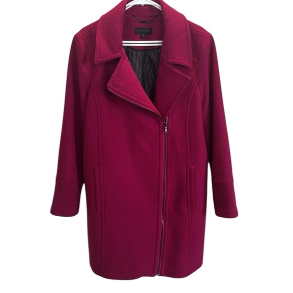 Worthington raspberry pink wool car coat winter size XL - Picture 1 of 14